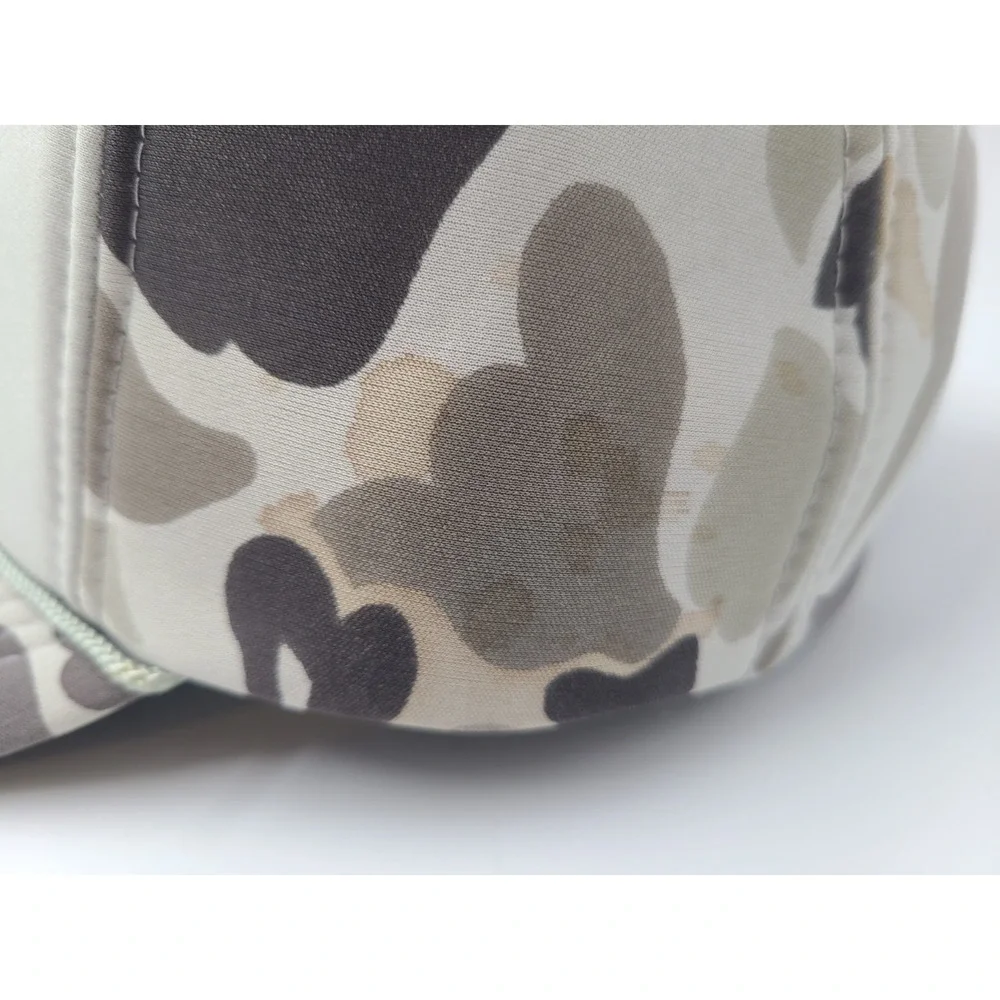 Vintage Michigan Big Game‎ Hunters Association Camo Rope Snapback Hat Cap Gray